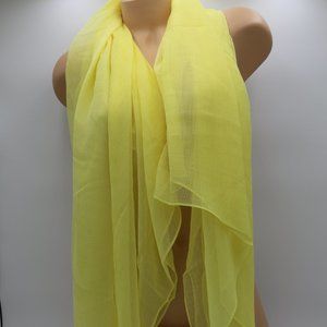 Large Ladies Yellow Scarf
